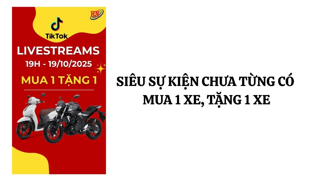 SIEU SU KIEN CHUA TUNG CO – MUA 1 XE TANG 1 XE