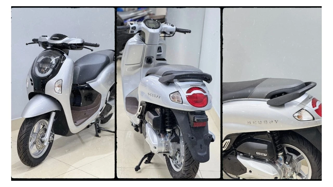 Honda Scoopy 2025 mau Bac Poscher TOP 10 dep da ve Xe May Nhap Huu Nghia