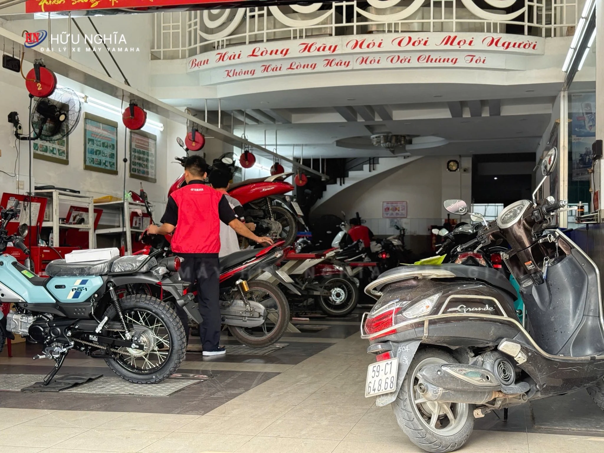 Yamaha Town Huu Nghia luon phuc vu ca ngay chu nhat 2