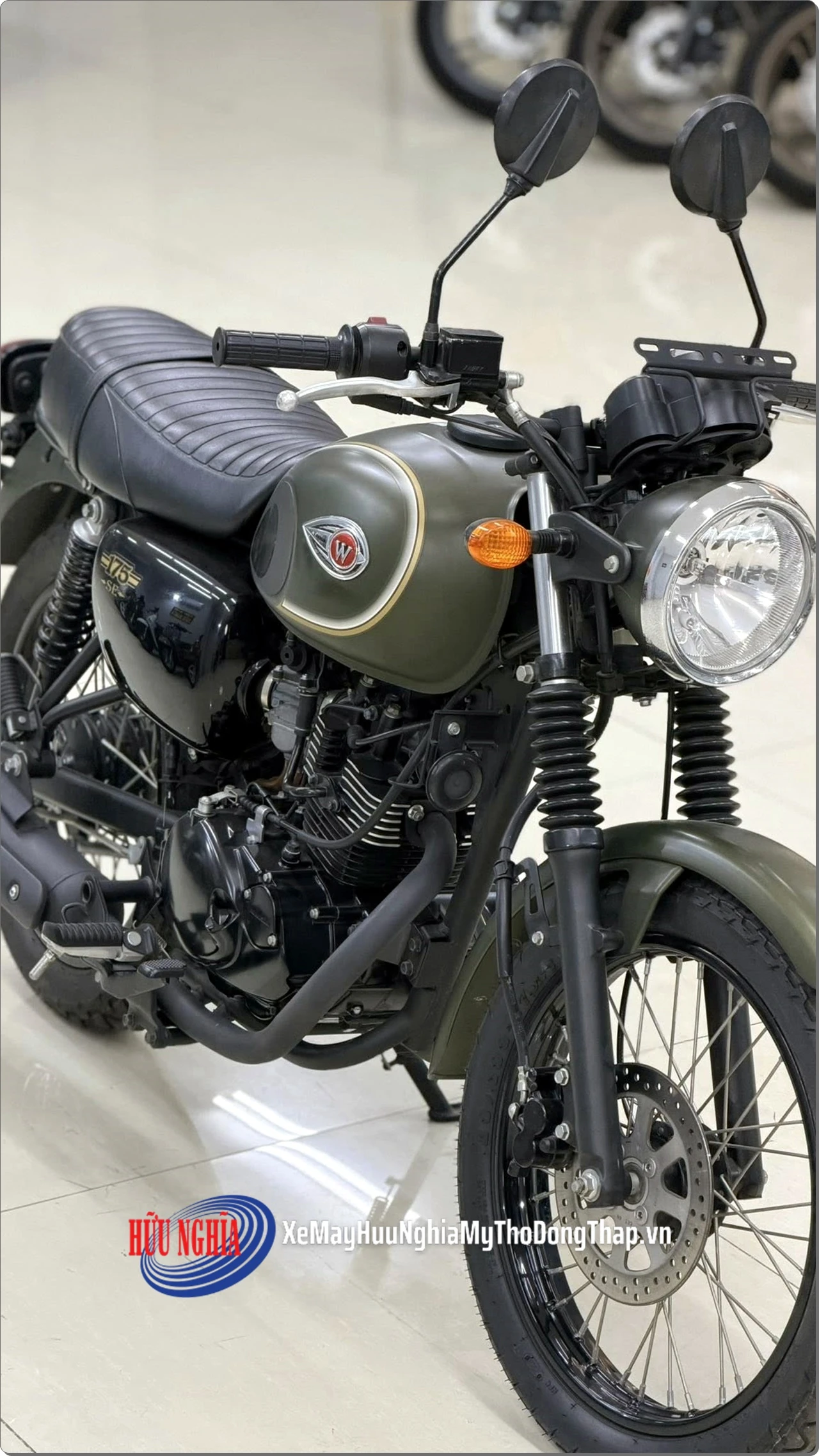 Kawasaki W175 đang có mặt tại Xe Máy Nhập Khẩu Hữu Nghĩa 5 Kawasaki W175 dang co mat tai Xe May Nhap Khau Huu Nghia 2