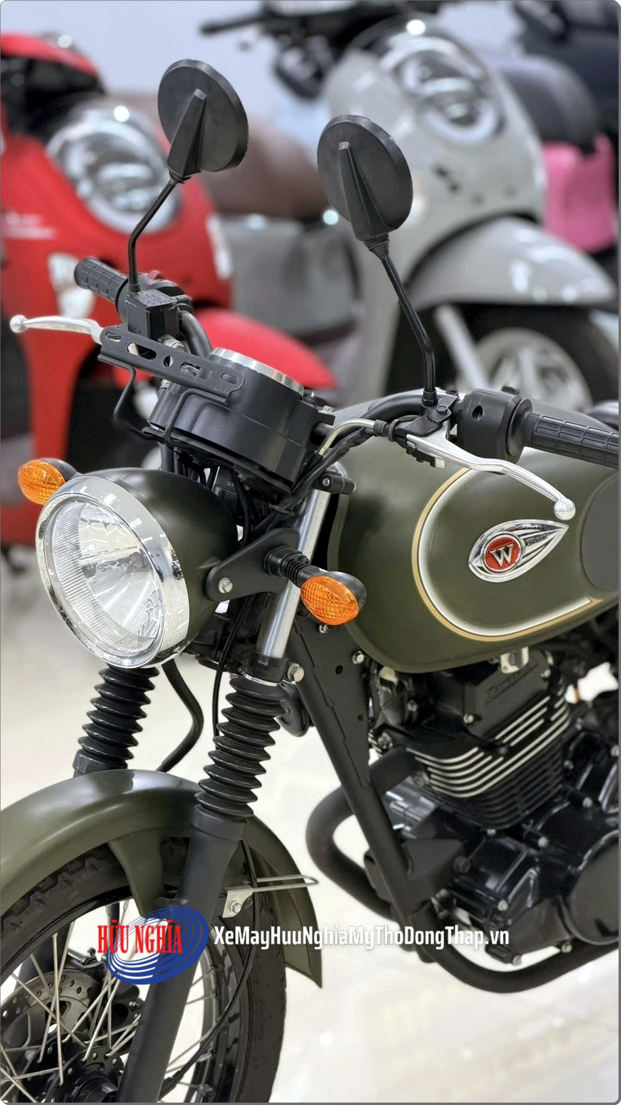 Kawasaki W175 đang có mặt tại Xe Máy Nhập Khẩu Hữu Nghĩa 9 Kawasaki W175 dang co mat tai Xe May Nhap Khau Huu Nghia 4