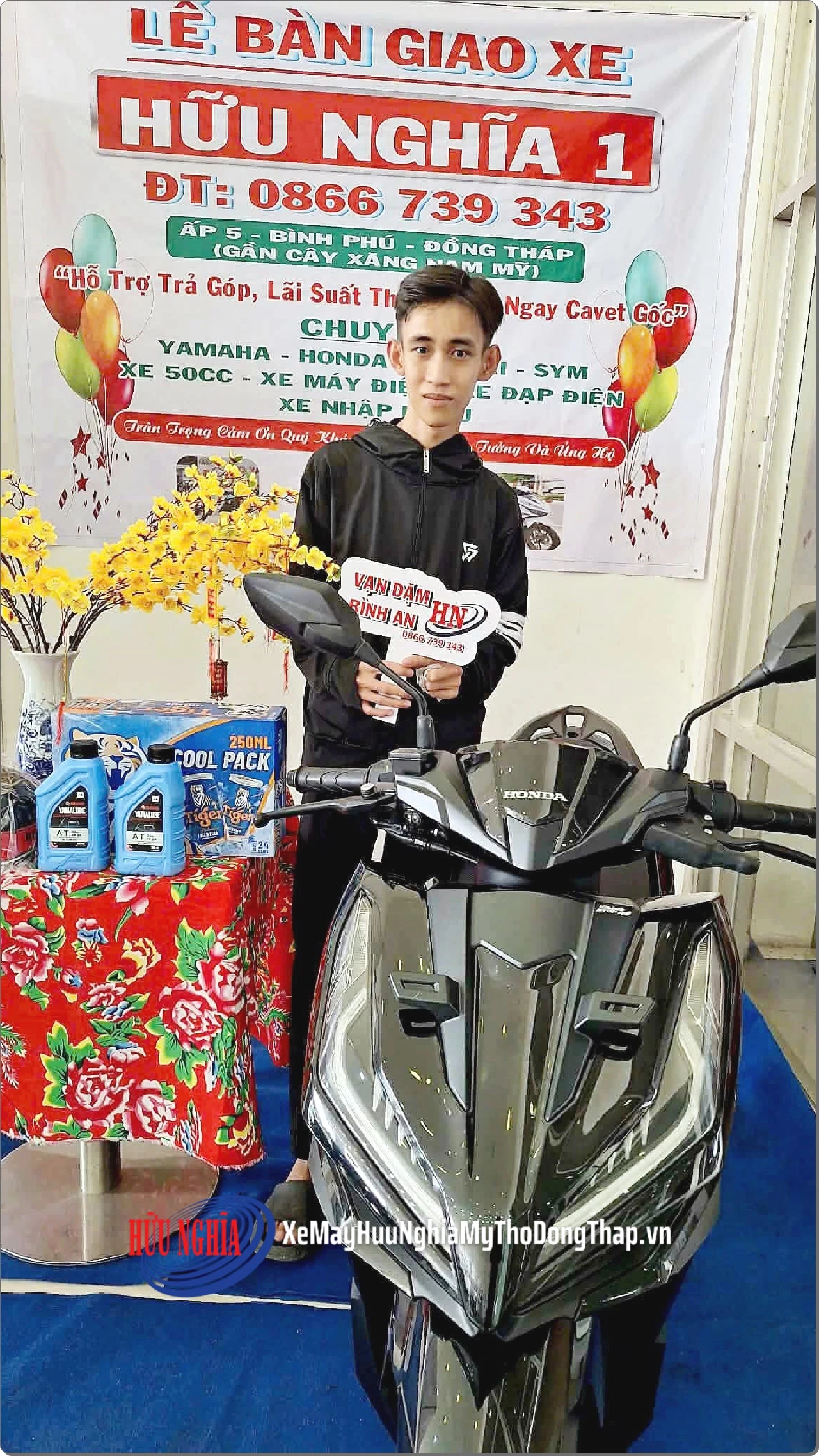 Xe May Nhap Khau Huu Nghia Tien Giang chuc quy khach 2026 thanh cong 1