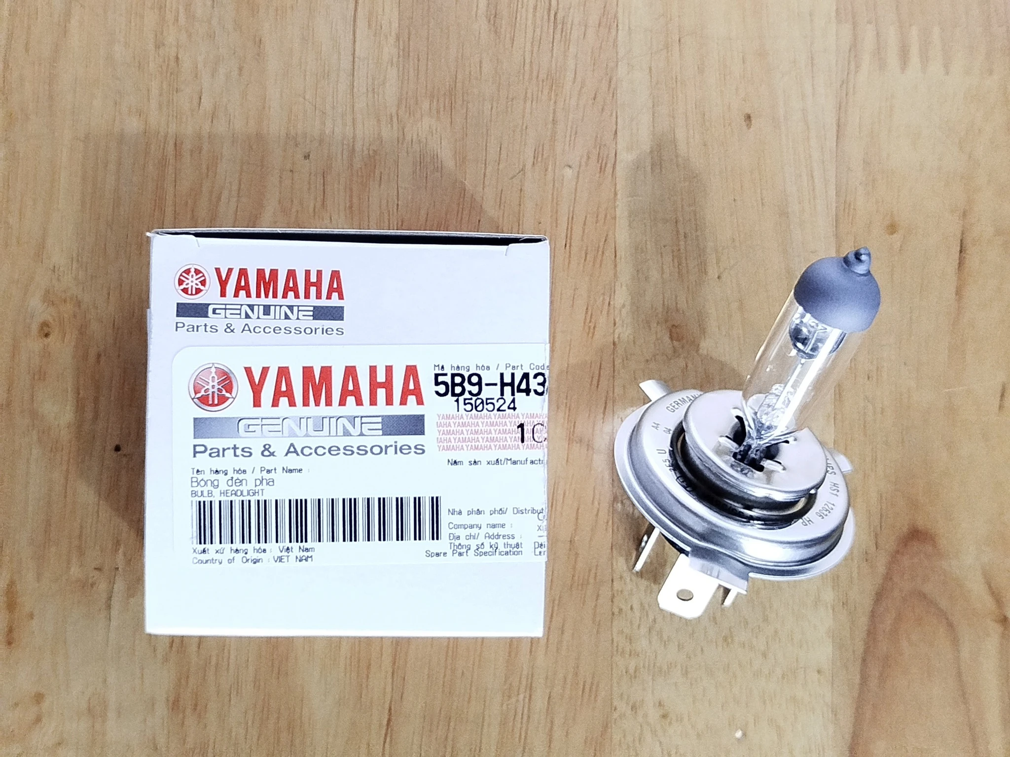 Bóng đèn pha Yamaha - MÃ PHỤ TÙNG: 5B9-H4314-10