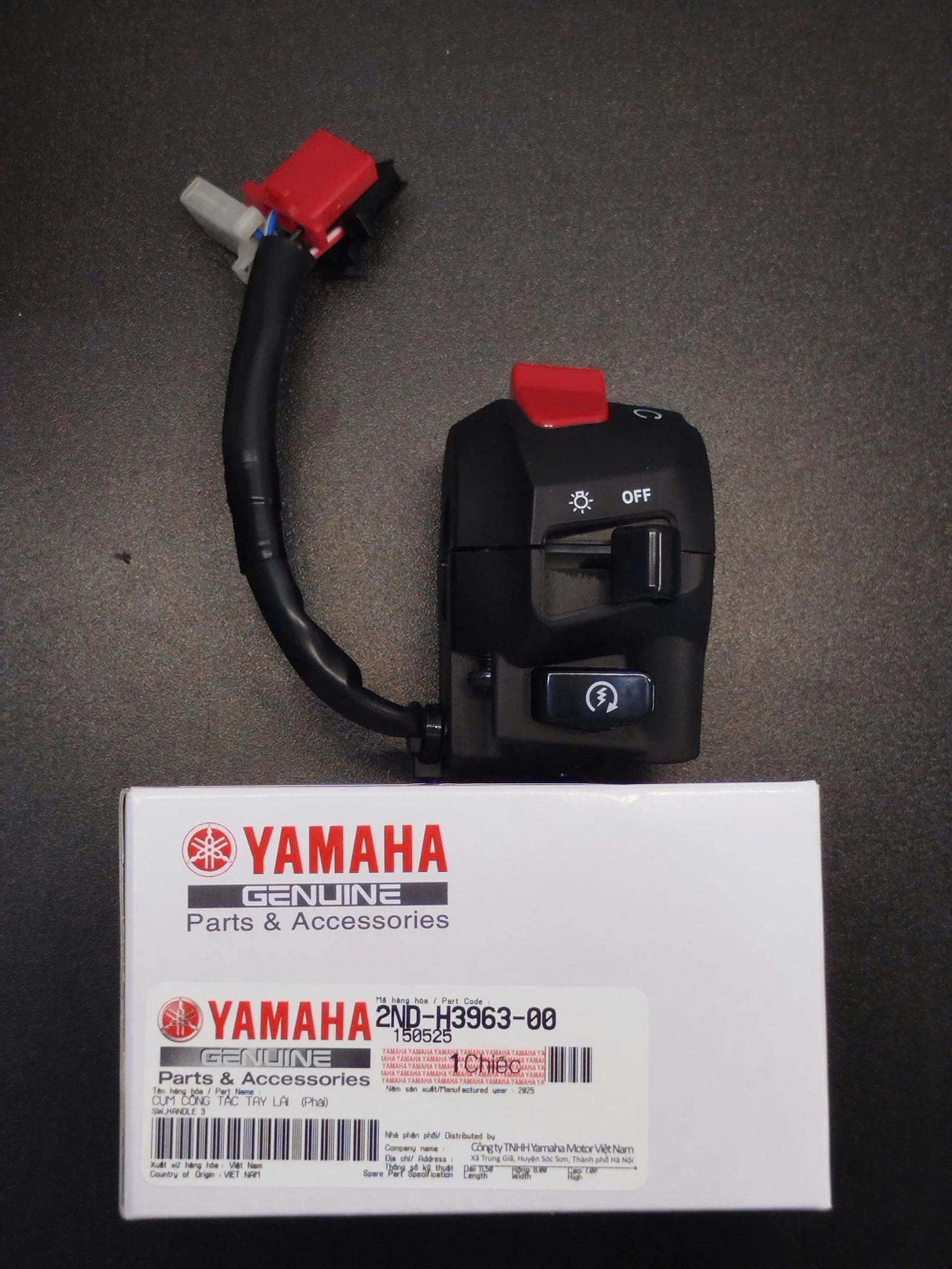CÙM CÔNG TẮC PHẢI EXCITER 150