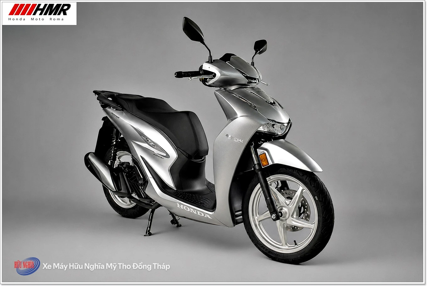 Honda SH Ý 150i Special Silver - màu bạc