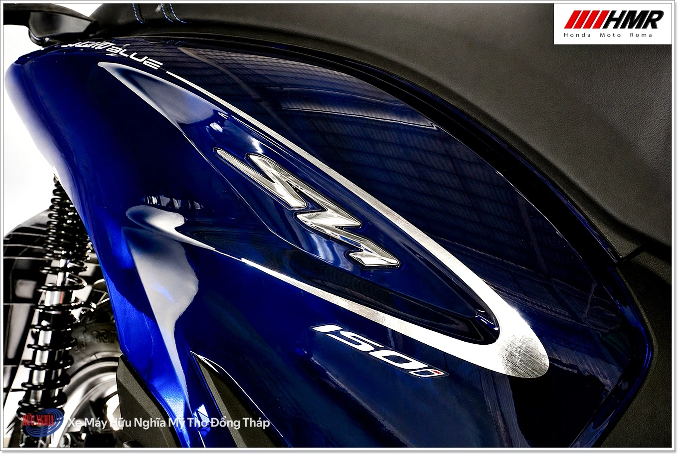 Honda SH Ý Vetro 150i Xanh Sapphire: Khi màu xe trở thành dấu ấn cá nhân của chủ nhân 6 Honda SH150i Vetro 2026 Blue Sapphire Nhập Ý