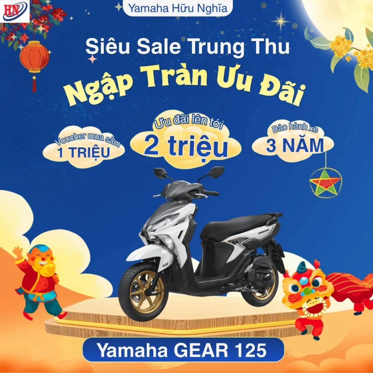 Trung Thu này – Sắm xe giá hời: Yamaha Hữu Nghĩa tung loạt ưu đãi cho nhiều dòng xe 6 Trung Thu này – Sắm xe giá hời: Yamaha Hữu Nghĩa tung loạt ưu đãi cho nhiều dòng xe