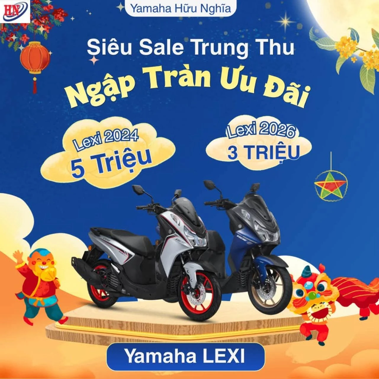 Trung Thu này – Sắm xe giá hời: Yamaha Hữu Nghĩa tung loạt ưu đãi cho nhiều dòng xe 2 Trung Thu này – Sắm xe giá hời: Yamaha Hữu Nghĩa tung loạt ưu đãi cho nhiều dòng xe