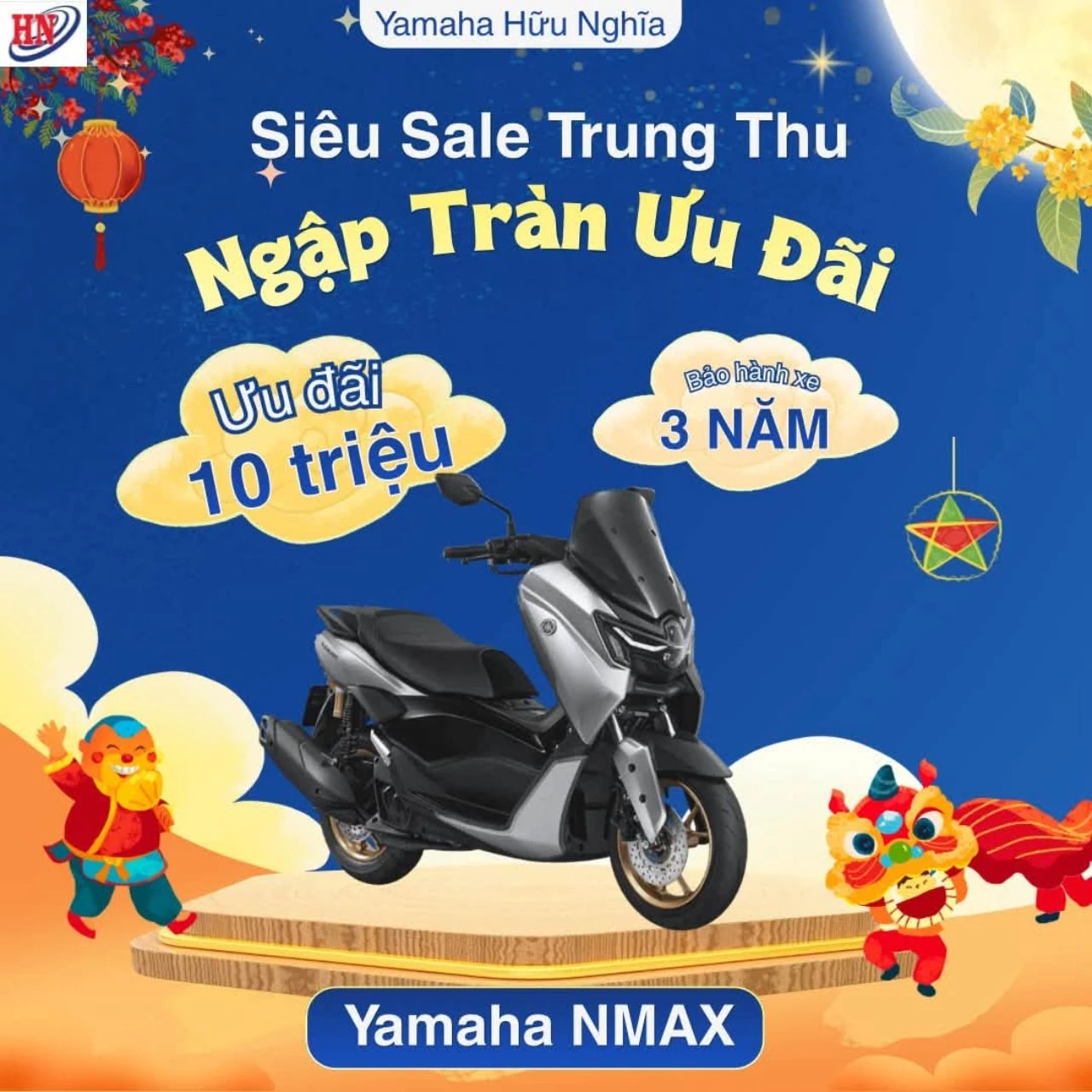 Trung Thu này – Sắm xe giá hời: Yamaha Hữu Nghĩa tung loạt ưu đãi cho nhiều dòng xe 3 Trung Thu này – Sắm xe giá hời: Yamaha Hữu Nghĩa tung loạt ưu đãi cho nhiều dòng xe