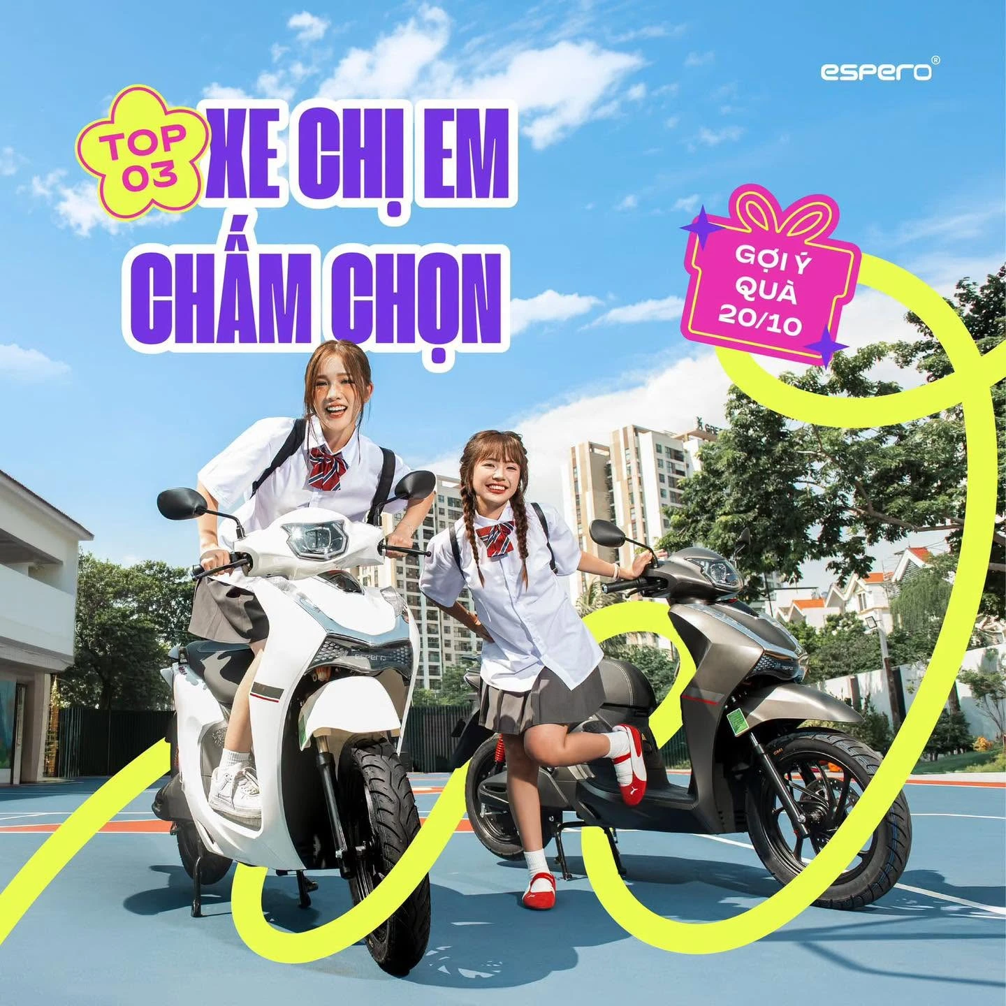 Quà tặng 20/10 tại Hữu Nghĩa: 3 mẫu xe ESPERO BILLY, ESPERO 50 VELIA và ESPERO WEEZEE M3 8 Qua tang 2010 tai Huu Nghia 3 mau xe ESPERO BILLY ESPERO 50 VELIA va ESPERO WEEZEE M3 4