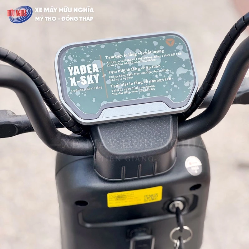 YADEA X-SKY – Mua xe điện cho con đi học, ba mẹ nên chọn chiếc xe đẹp, bền bỉ, tiết kiệm và đặc biệt phải chú trọng an toàn! 8 YADEA X SKY – Mua xe dien cho con di hoc ba me nen chon chiec xe dep ben bi tiet kiem va dac biet phai chu trong an toan 8